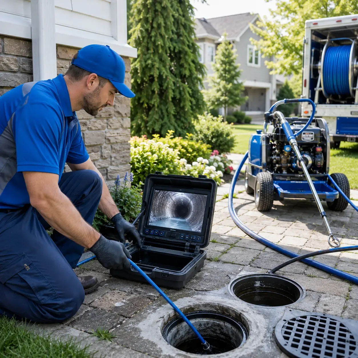 Outdoor drain cleaning professionals serving Piney Flats, TN
